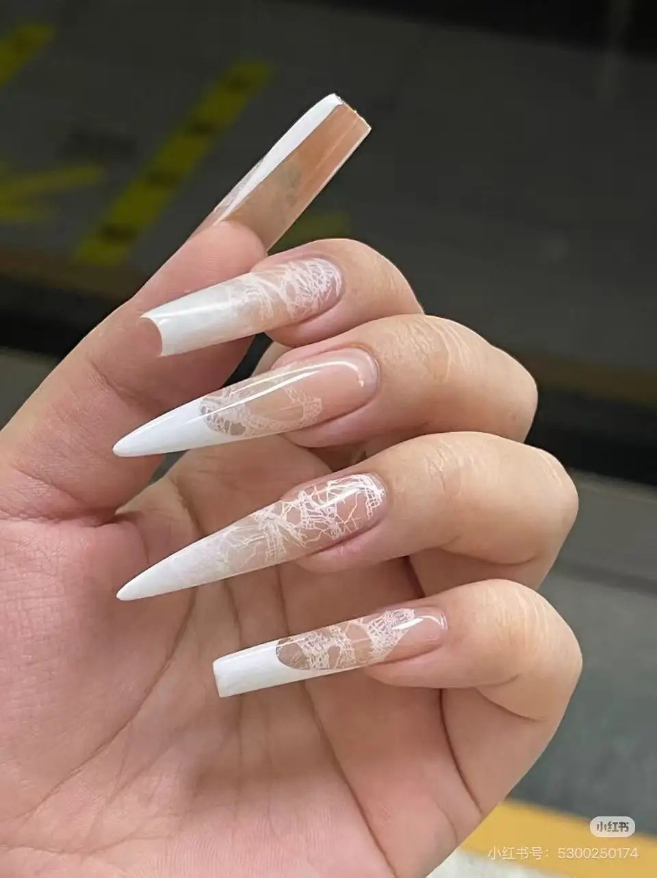 Lace Transfer Foil – Nail Art Styling Tools – Black White Designs