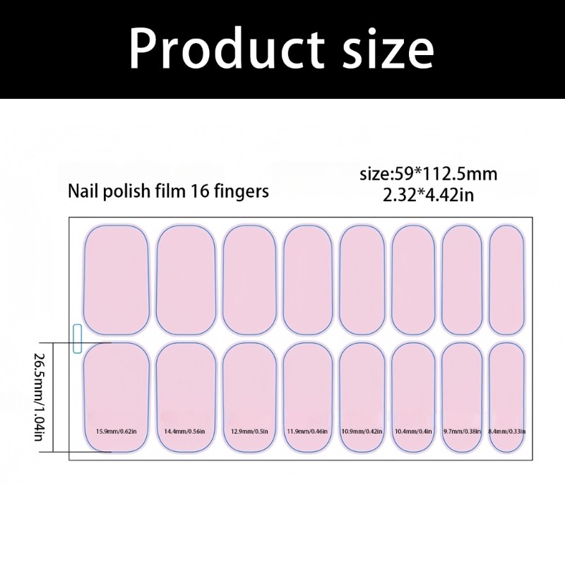 Nail Strips Polish Wraps Fast Dry Decals in Various Colors Nail Stickers