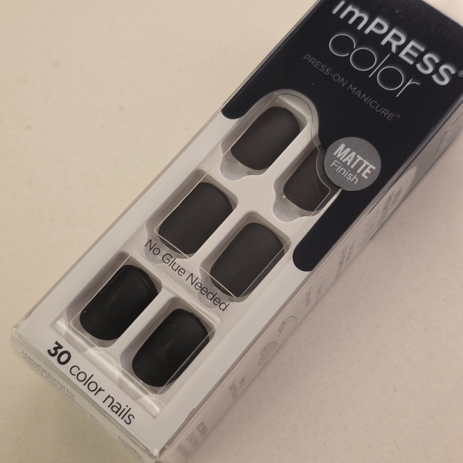 Color FX imPRESS Lot of 5 Press On Nails Gloss and Matte Black Orange Teal Blue