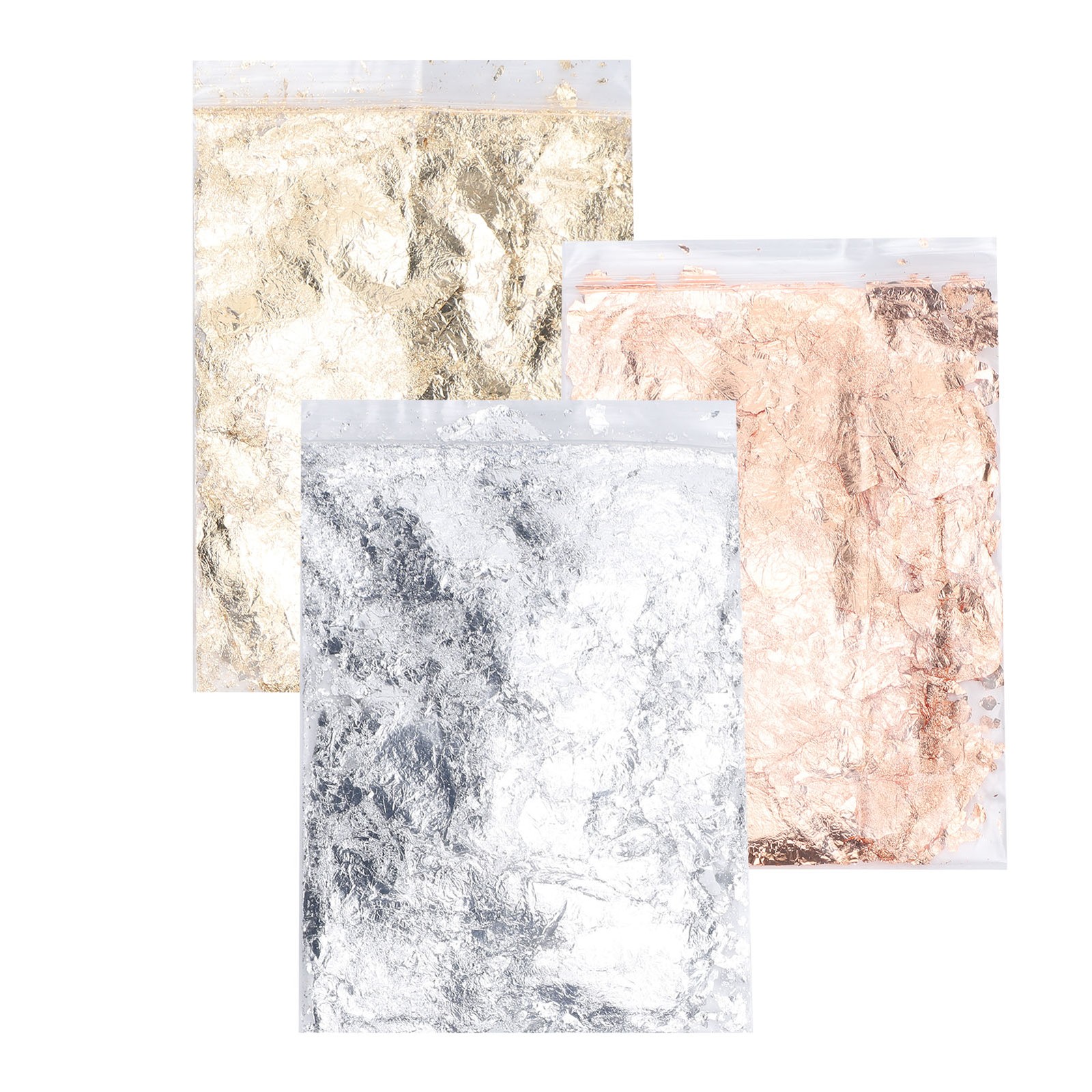 1 Set 3 Colors Foil Flakes Gilding Leaf HandMade Painting Resin Jewelry Craft