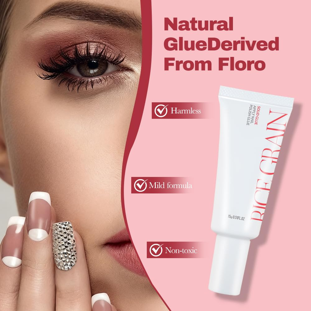Newly Released 2PCS Super Strong Nail Glue for Press on Nails – 30 Day Lasting