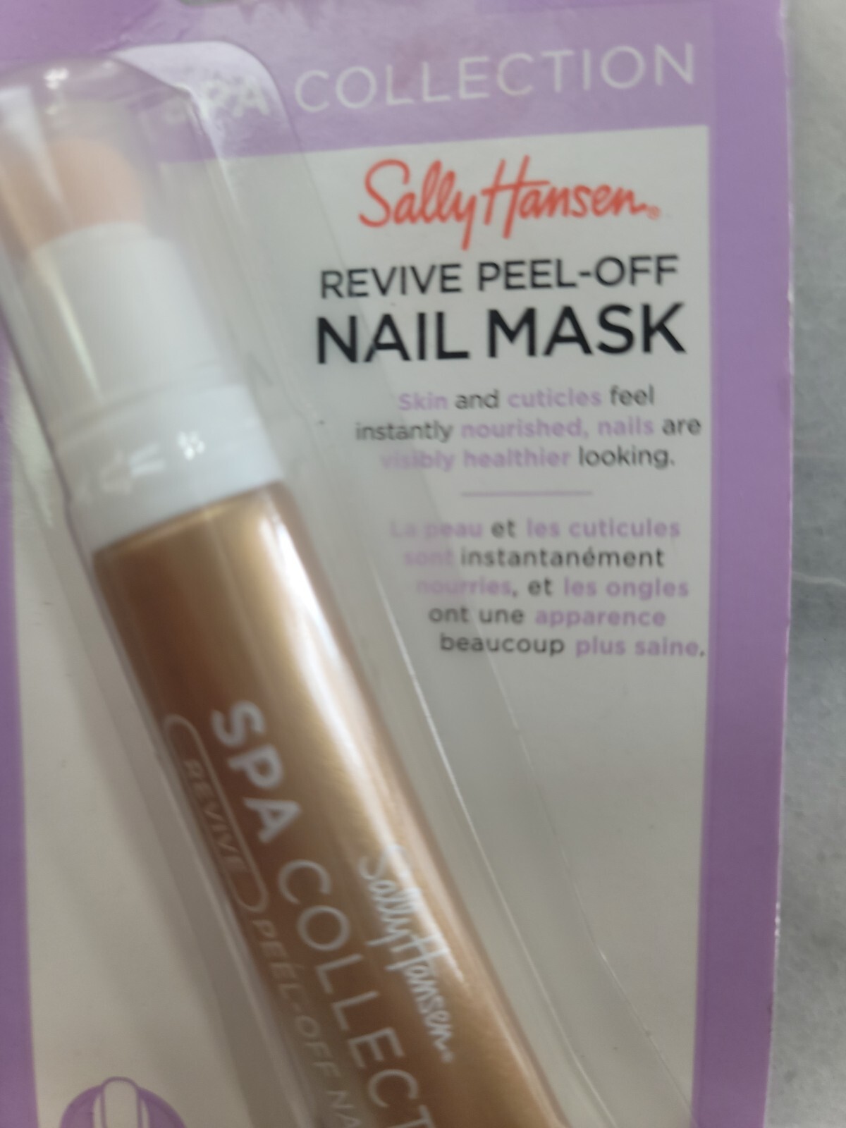 4 pack Sally Hansen Revive Peel-Off Nail Mask, Spa Collection, Peel Off # 28372