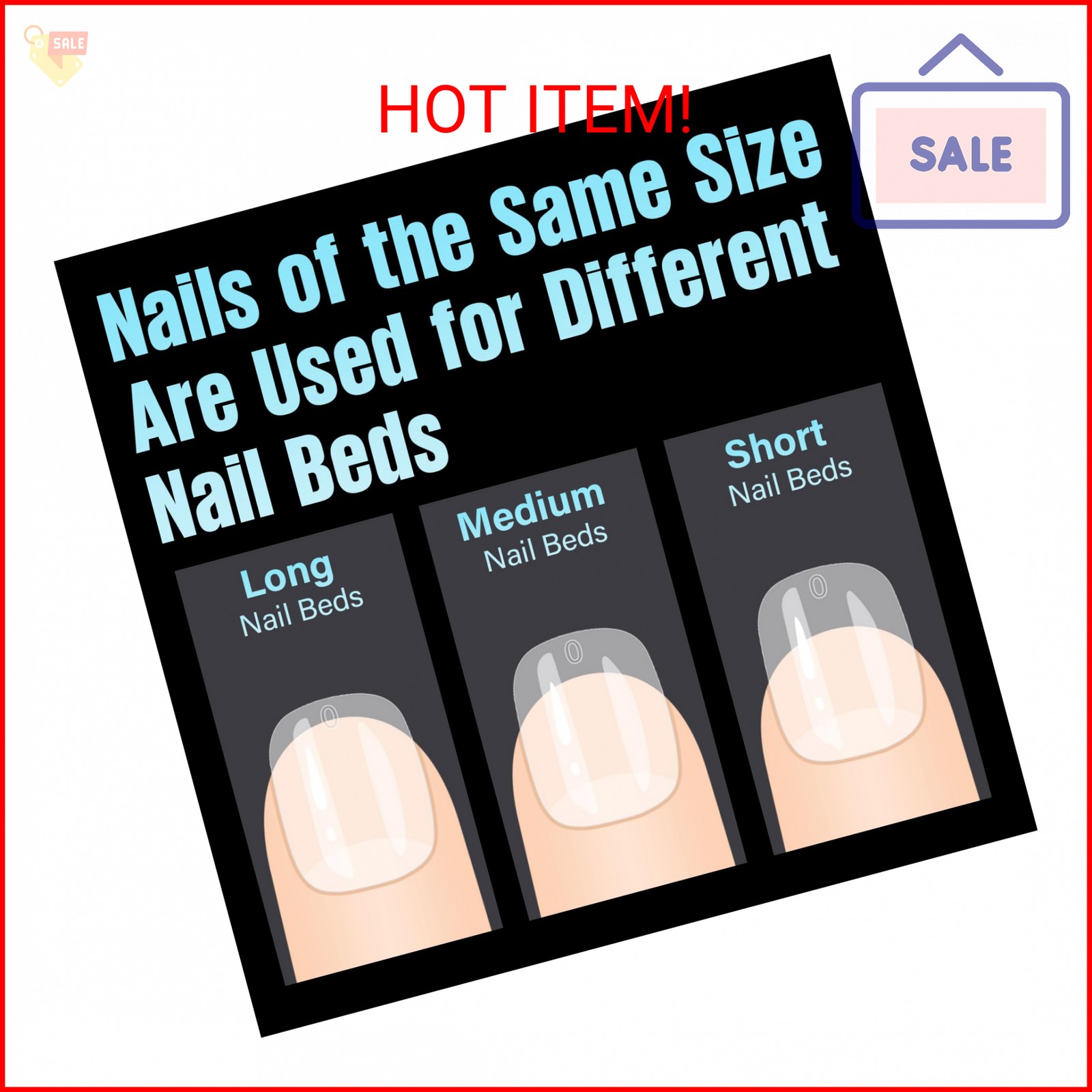 TOMICCA Short Square Nail Tips, 240Pcs Half Matte Press on Full Cover Acrylic Na