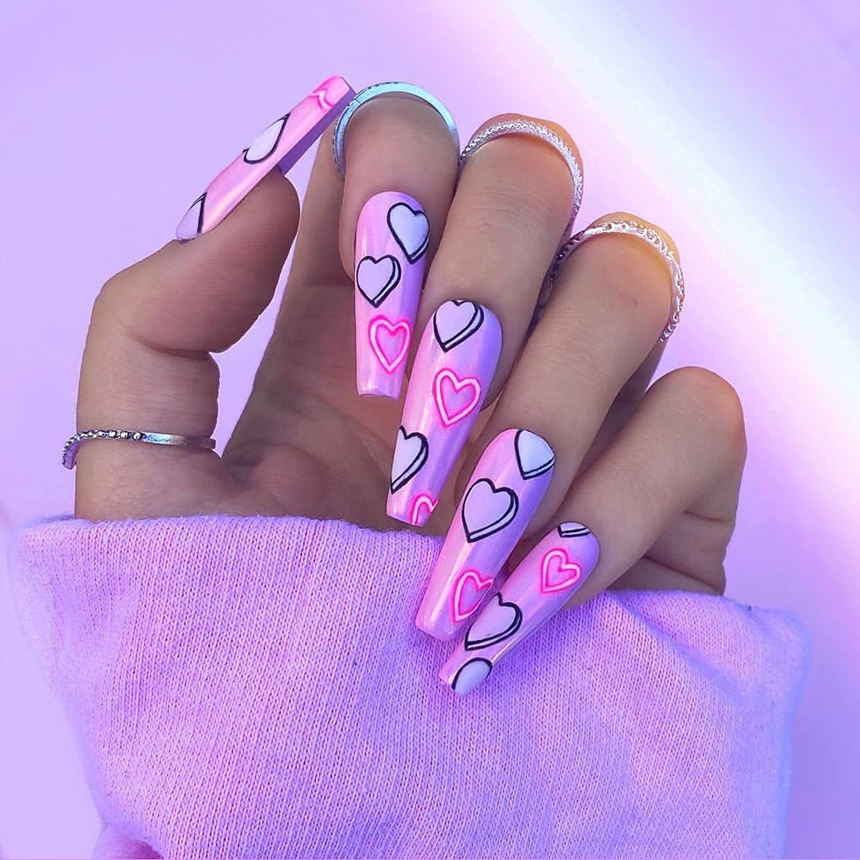 Long Fake Nails – Clear Acrylic Coffin Shaped Ballerina Nails Tips 500pcs Ful…