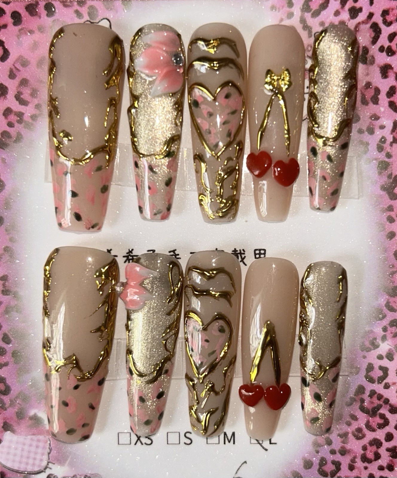 Acrylic Extra Long Press-On Nails