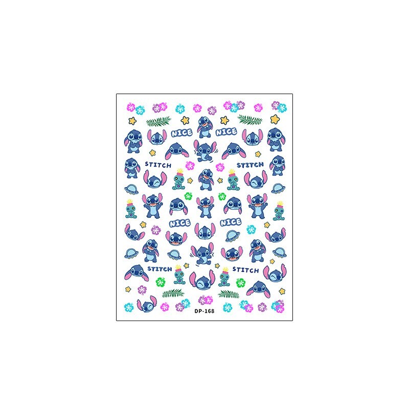 5D Anime Nail Sticker, Cartoon Nail Art Stickers, Character nail decals