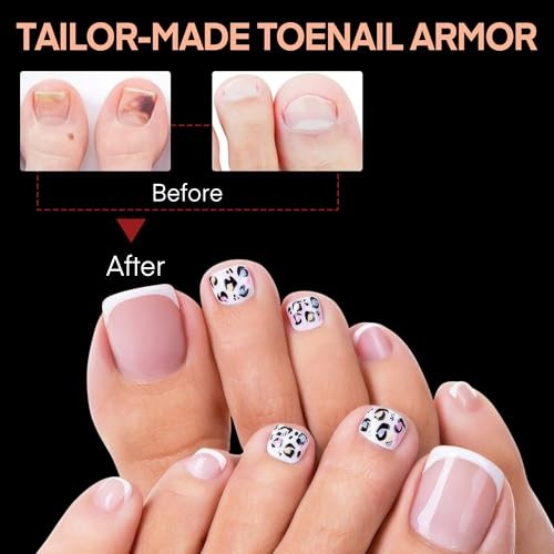 Square Toe Nail Tips: Full Cover Big Wide Matte Fake Toe Toe Nail Tips 360pcs