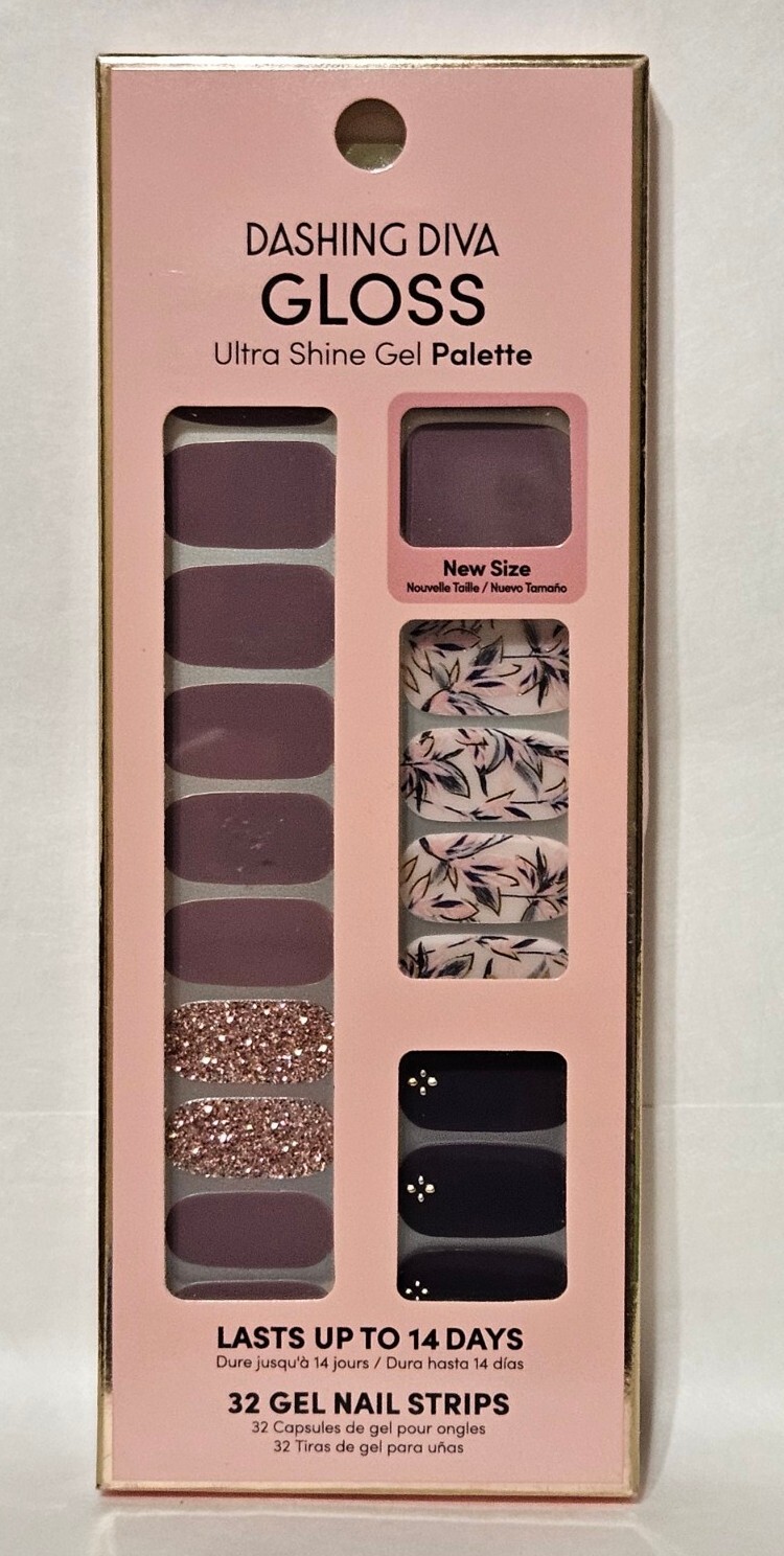 Dashing Diva Gloss Ultra Shine Gel Palette 32 Nail Strips GS303 Alpine Retreat