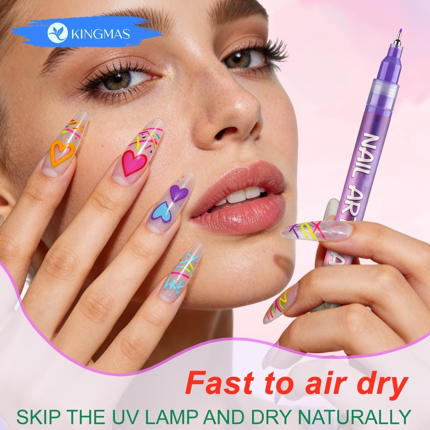 12 Color Nail Art Pens, 0.5mm Nail Polish Marker Set, Drawing Painting Point …