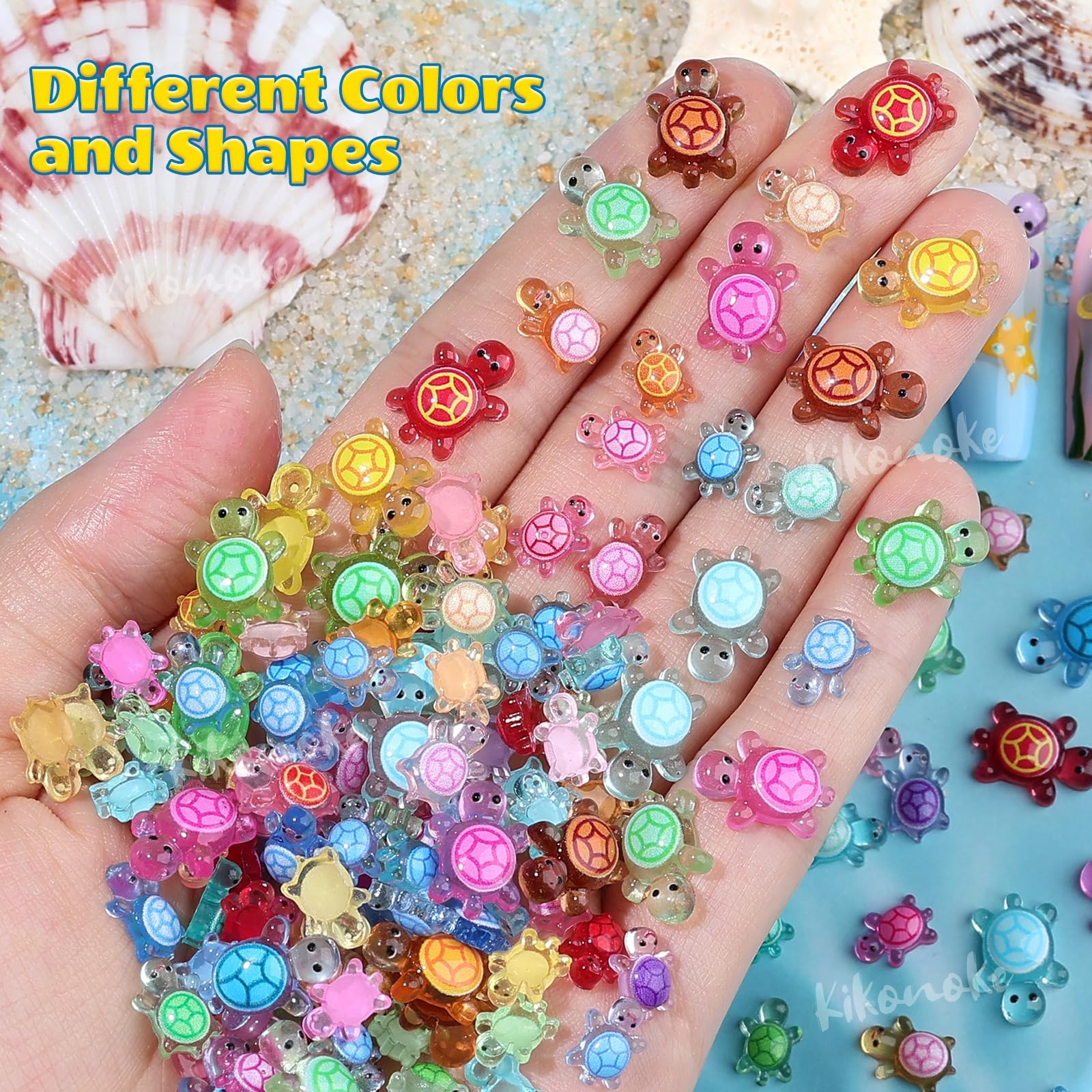Kikonoke Sea Turtles Nail Charms 200pc