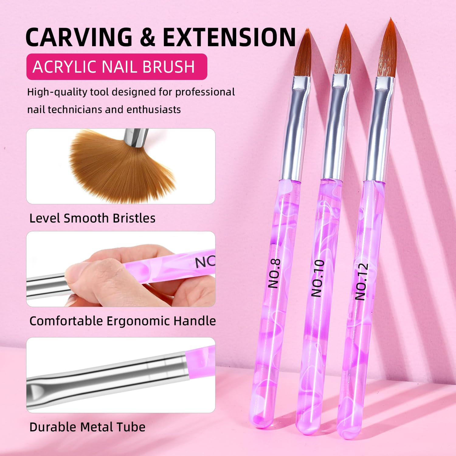 Acrylic Nails Kit Set 29 Colors with UV Lamp & Electric Drill, 2X60Ml Monomer –