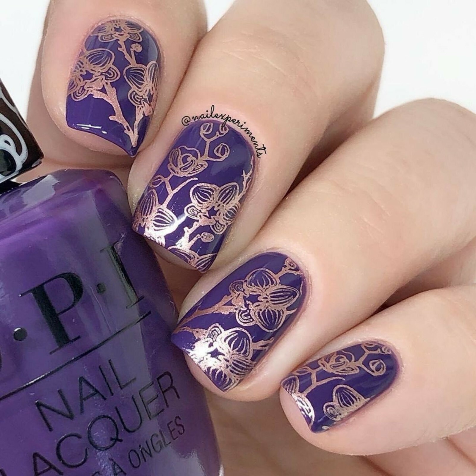 Roses are Gold Stamping Polish (Rose Gold), Nail Polish for Nail Art