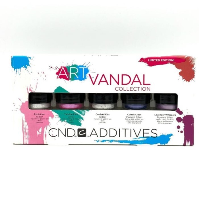 CND Additives – Art Vandal Collection – 5 pack – 1.43g / 0.05oz – Each