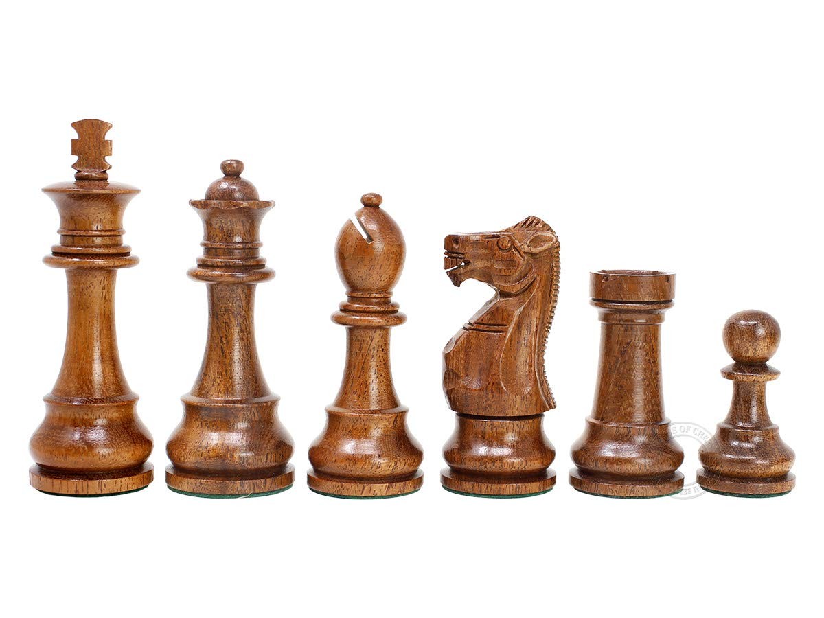 House of Chess – Tournament King Height: 3.75 inches (95 mm), Bronze