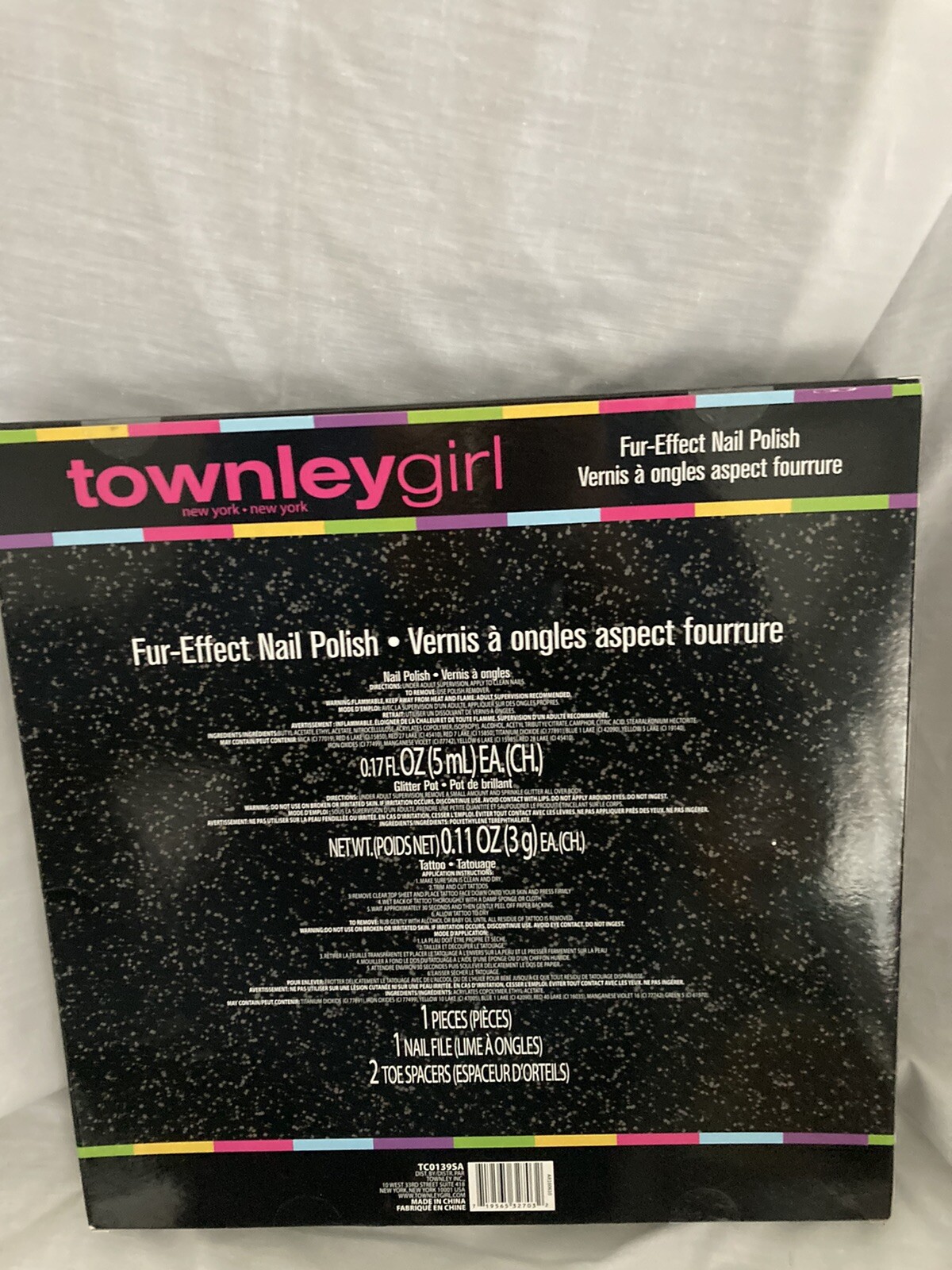 Townley Girl Create Textured Finger Nails FREE SHIPPING