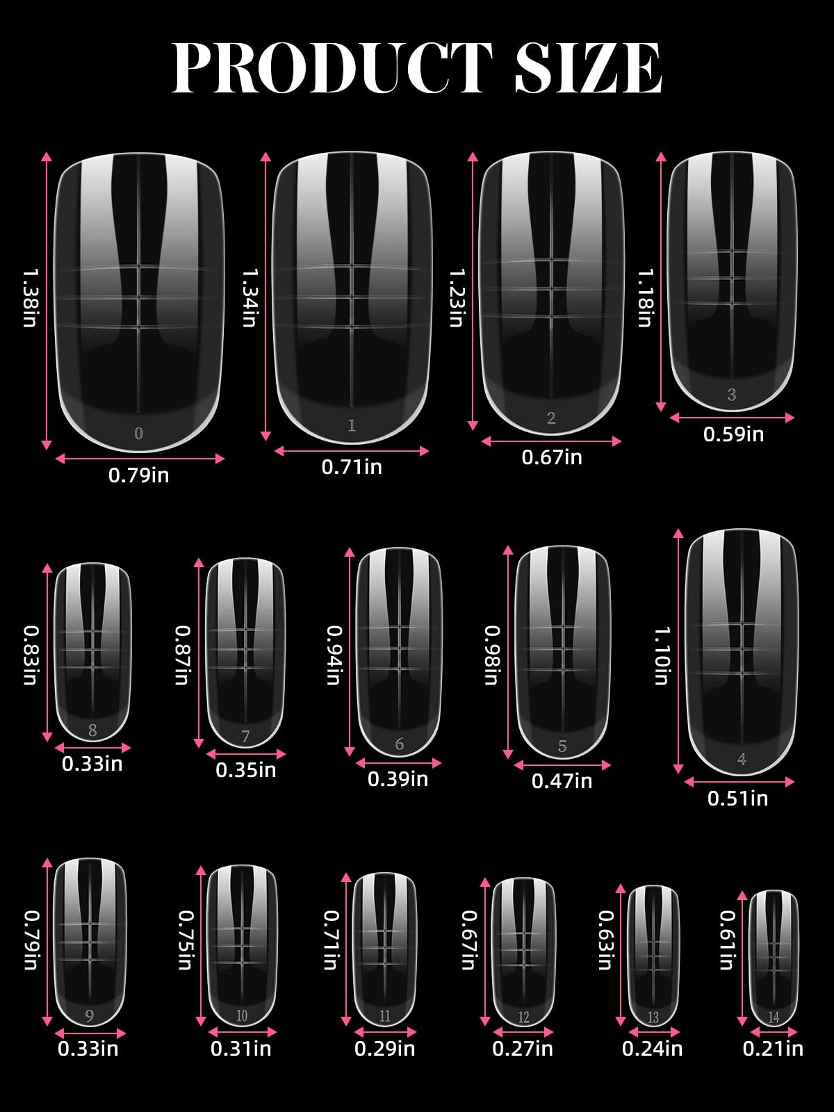 TOROKOM 300 Pcs Toe Nail Forms for Poly Extension Gel, Toenail Dual Forms Reusab