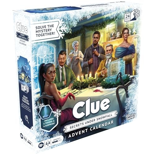 Clue Advent Calendar: 13 inches x 13 x 0.1 inches, Not Applicable