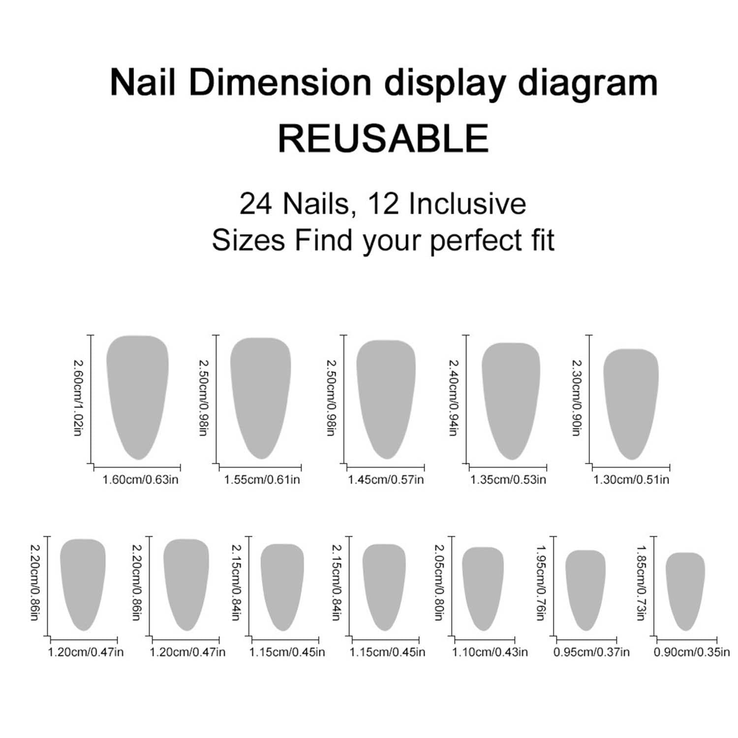 Black French Tip Press on Nails Medium Almond Fake Nails Rhinestone with Bow Des