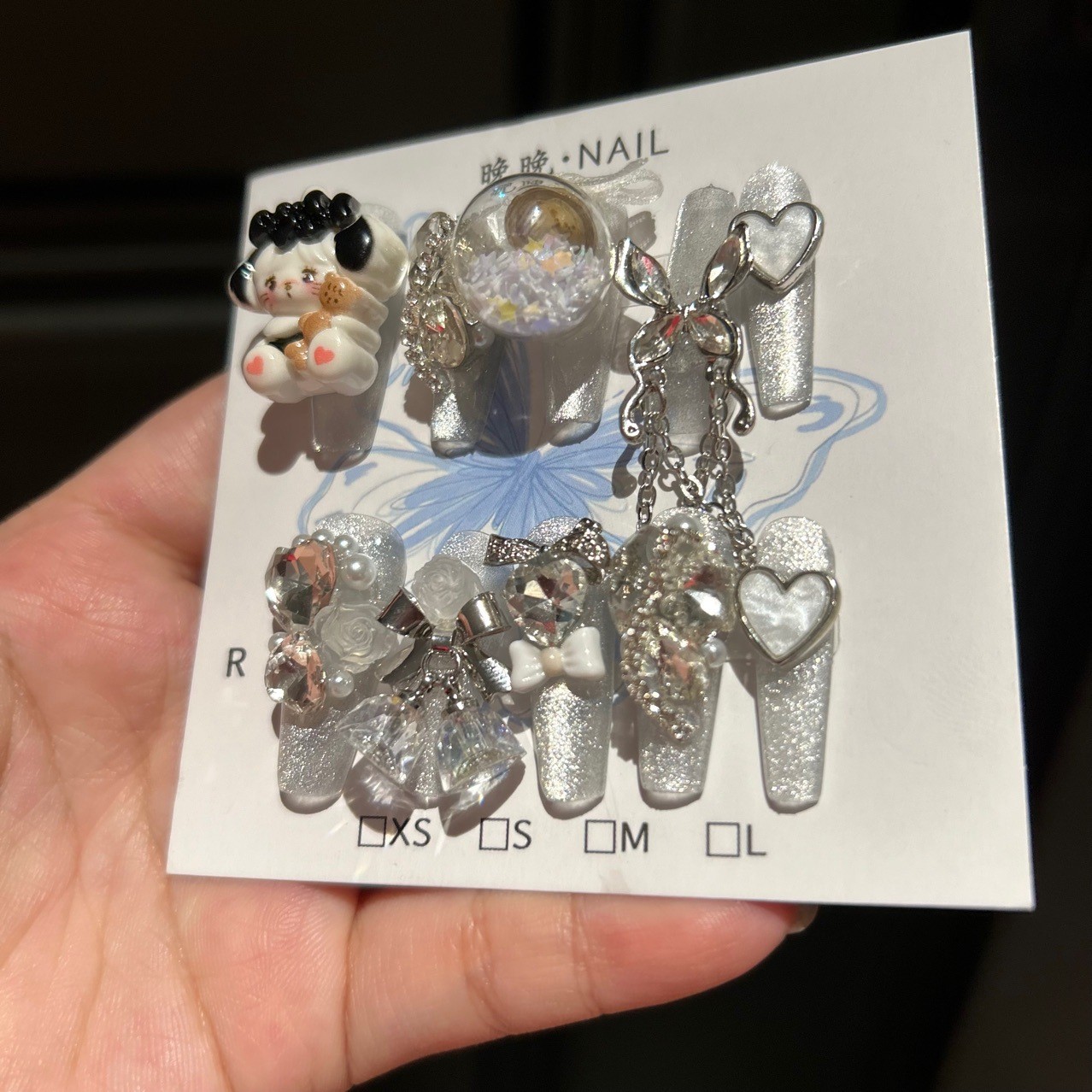 Cute Cool Cartoon Nails Handmade Press On Nails Removable