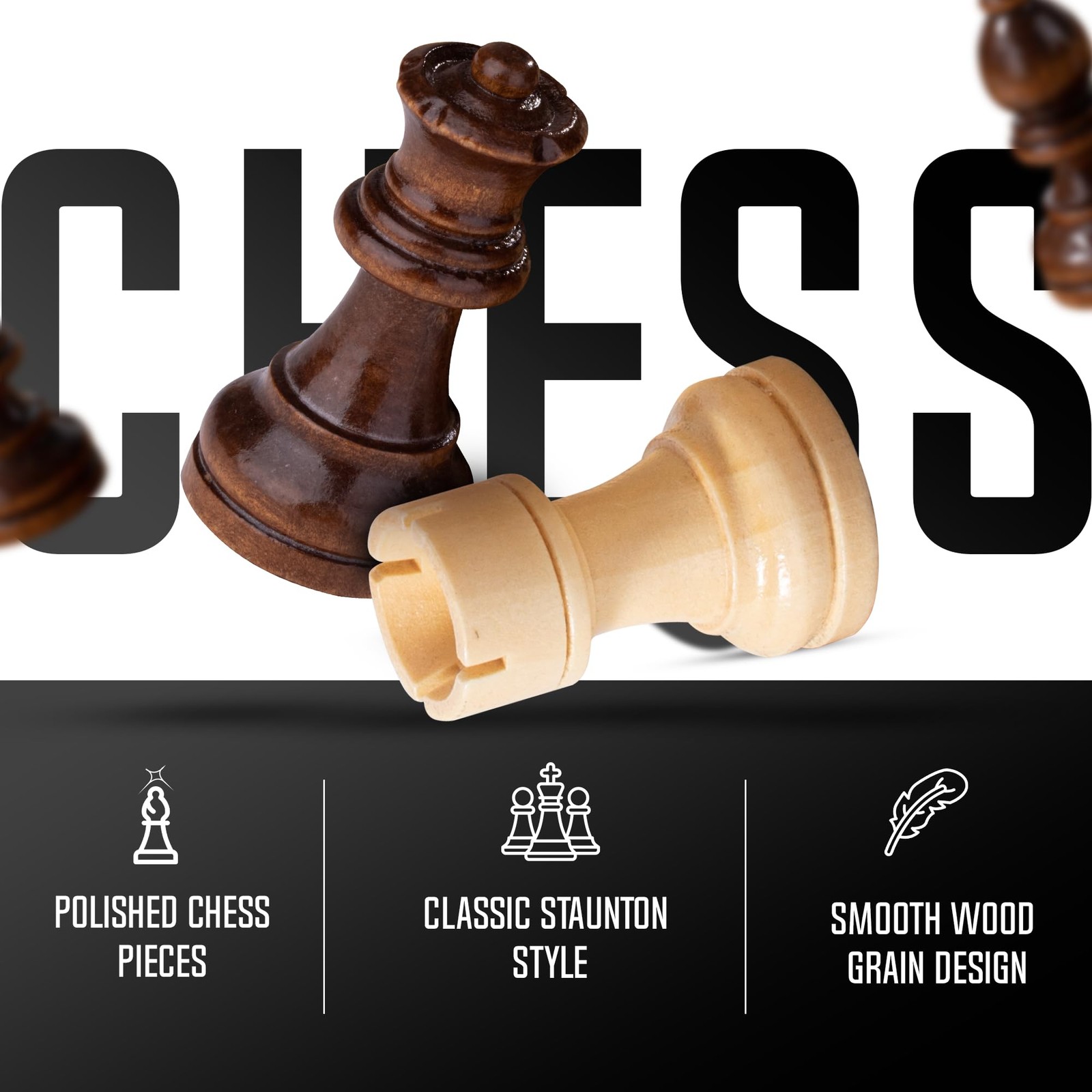 Chess Armory 15 inch Set Magnetic – 15 inches x 15 x 0.1