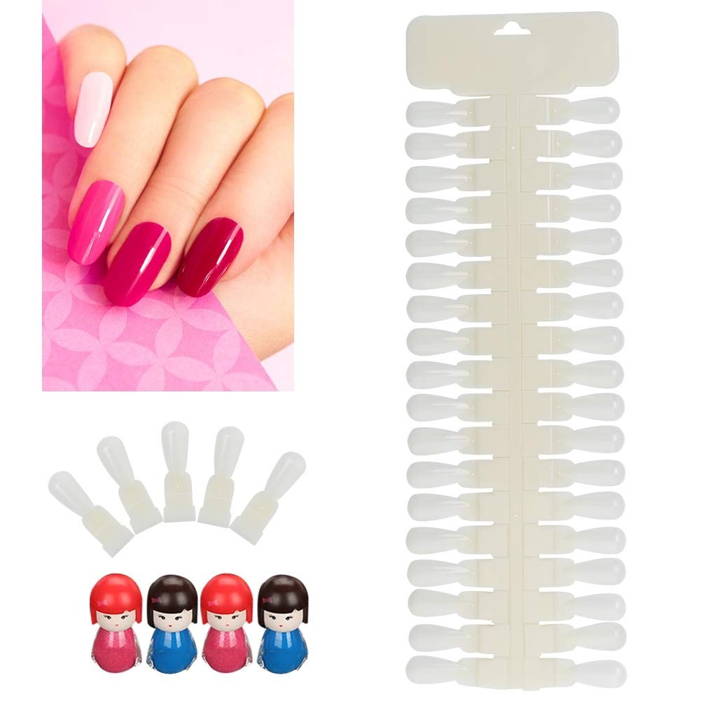 36 Tips Nail Swatch Sticks Nail Color Display Tips Nail Polish Practice Sampl…