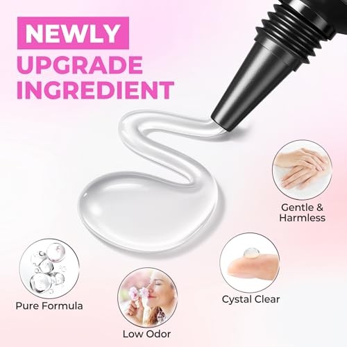 Gel Nail Glue No U/V Light 15ml Super Strong Nail Glue for A1-Solid Nail Glue
