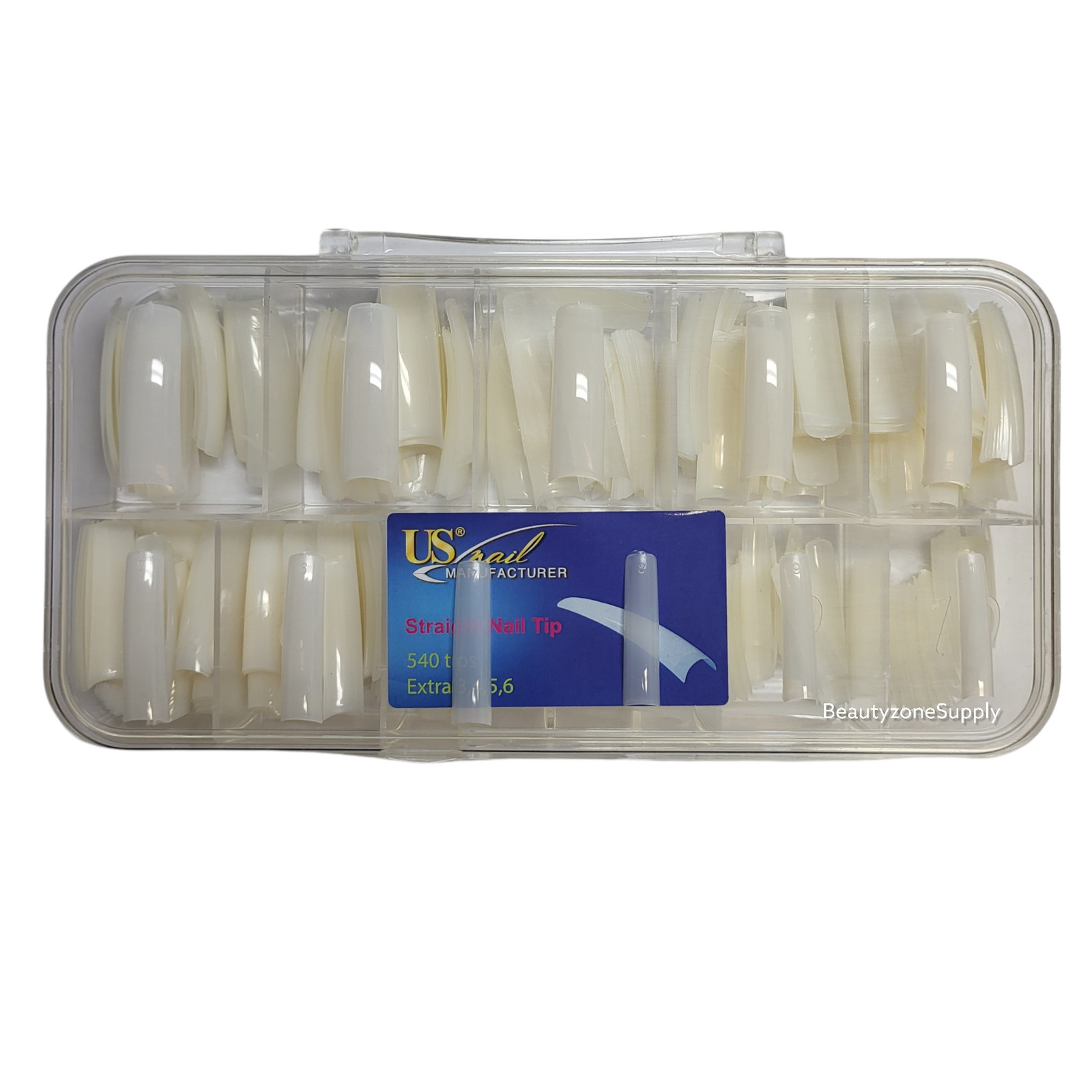 US Nail Manufacturer – Straight Nail Tips 540 Tips ON SALE*