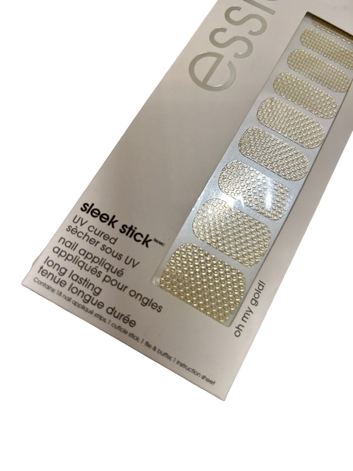 Essie Sleek Stick Nail Stickers #030 Oh My Gold!