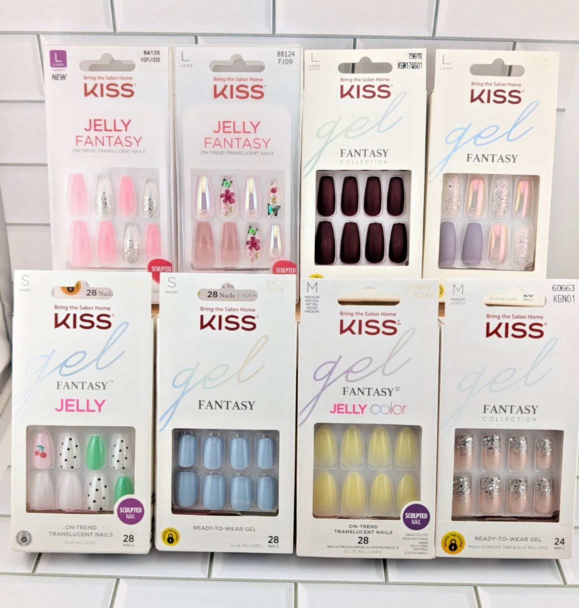 Kiss Gel Jelly Voguish Fantasy Nails Glue & Adhesive Fake Nails Choose Yours