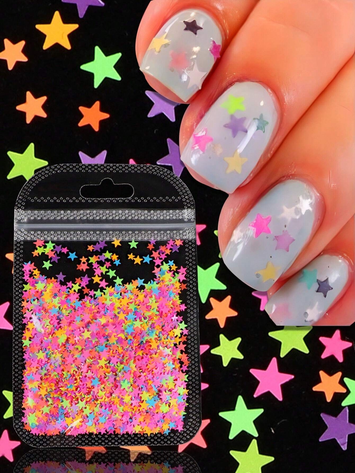1box Round Nail Art Glitter Sequin For DIY Nail Art Decoration