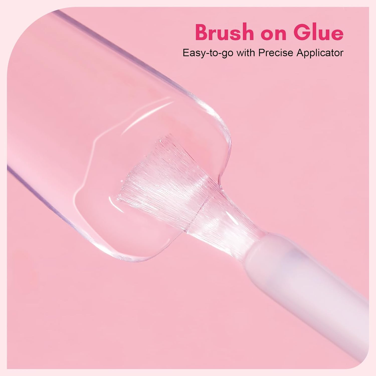 Super Strong Brush on Nail Glue for Press Ons: Acrylic Nail Tips-Fake Nails-Salo