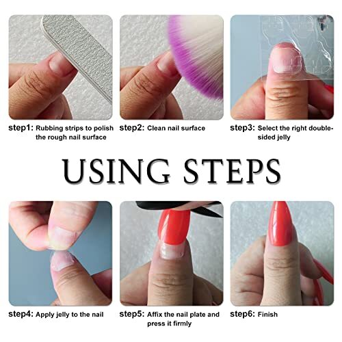 240pc Nude Almond Press on Nails Medium Fake Nails Nude Glue on Jelly Nude