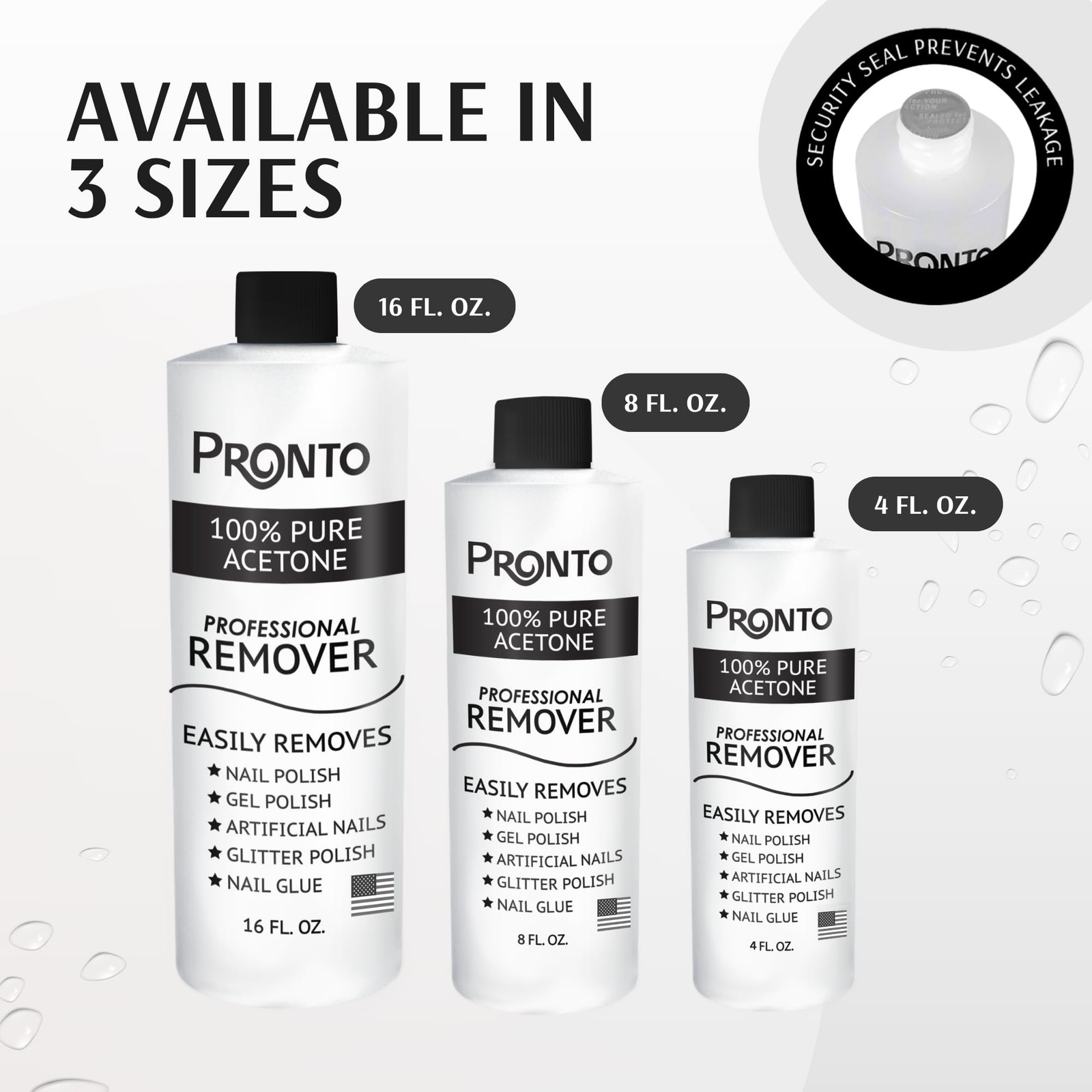 Pronto 100% Acetone Gel Nail Polish 8 Fl Oz (Pack of 1) – Signature,