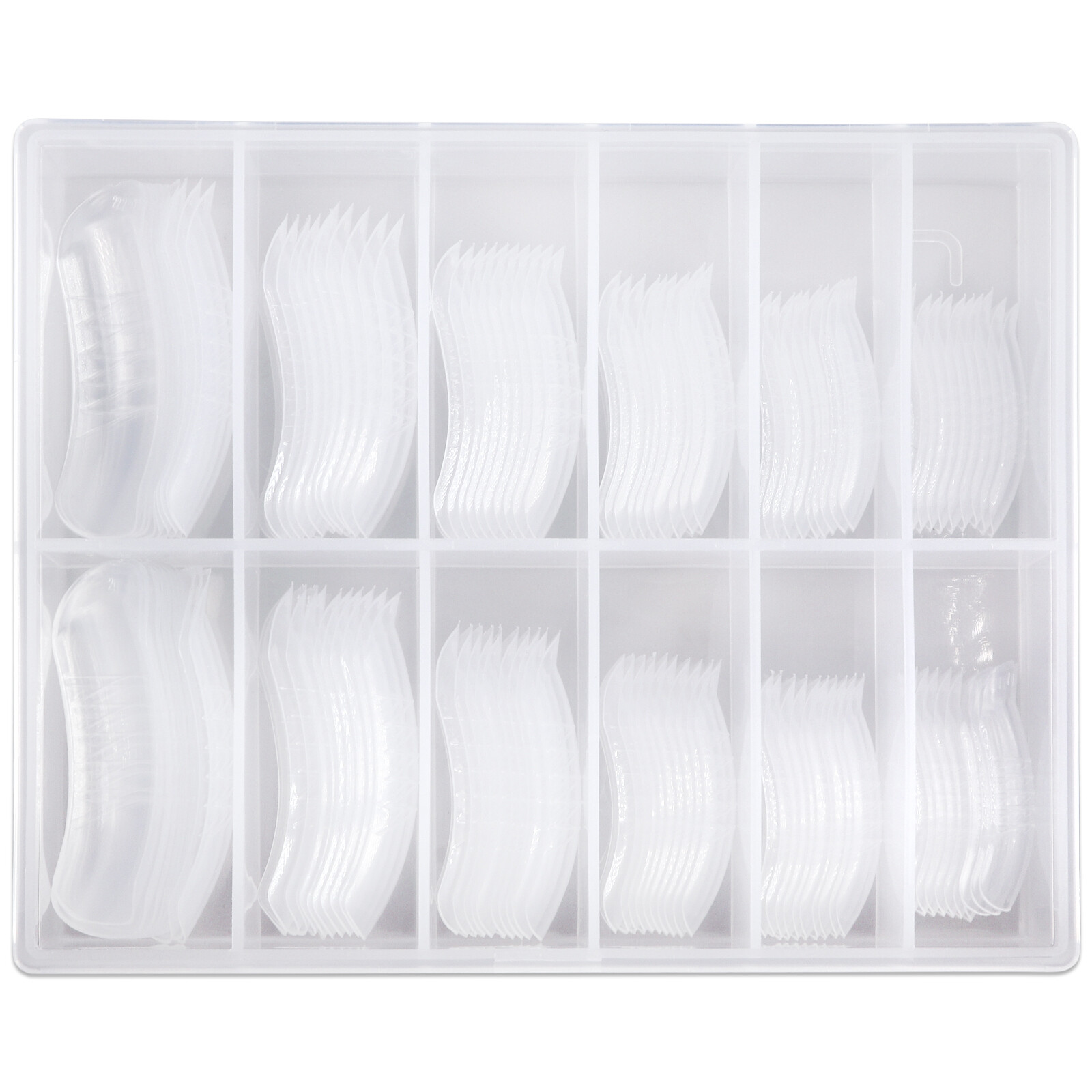 Beauticom USA Dual Nail Form Set Box-Frosted Form Box with 120 Pieces False Tips