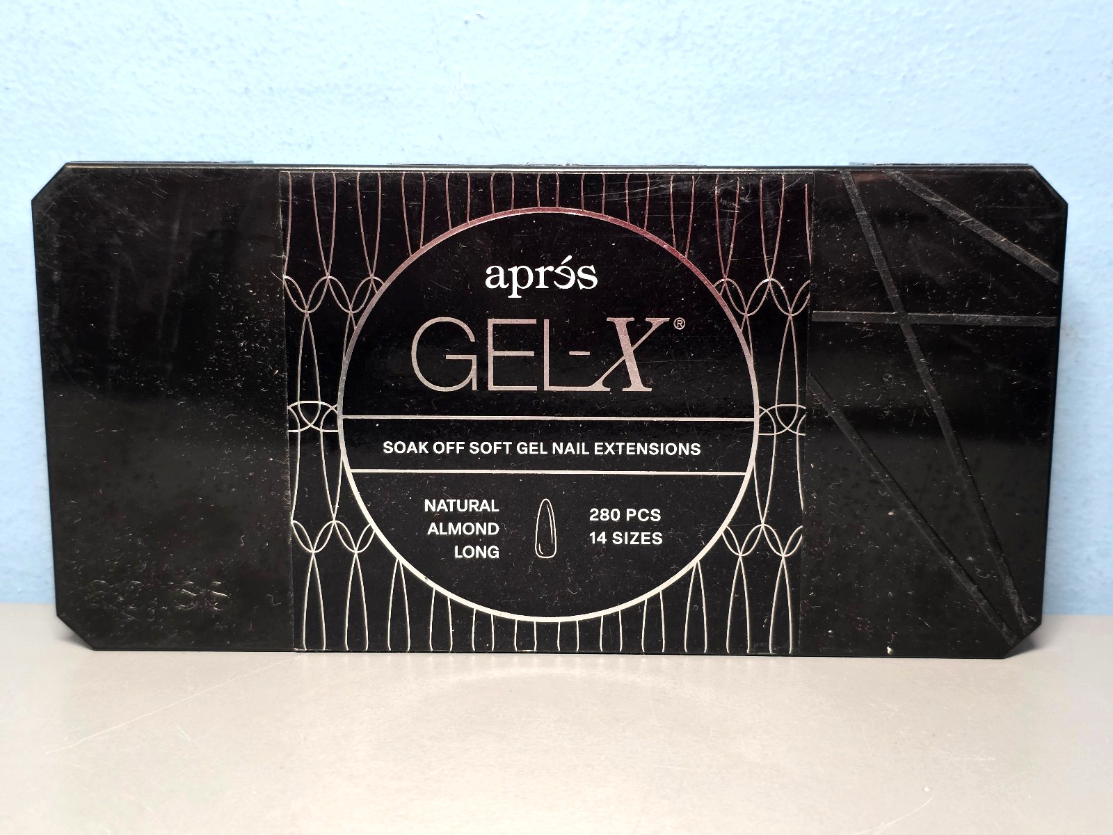 Apres Gel-X Soak Off Soft Gel Nail Extensions Natural Almond Long 280pcs