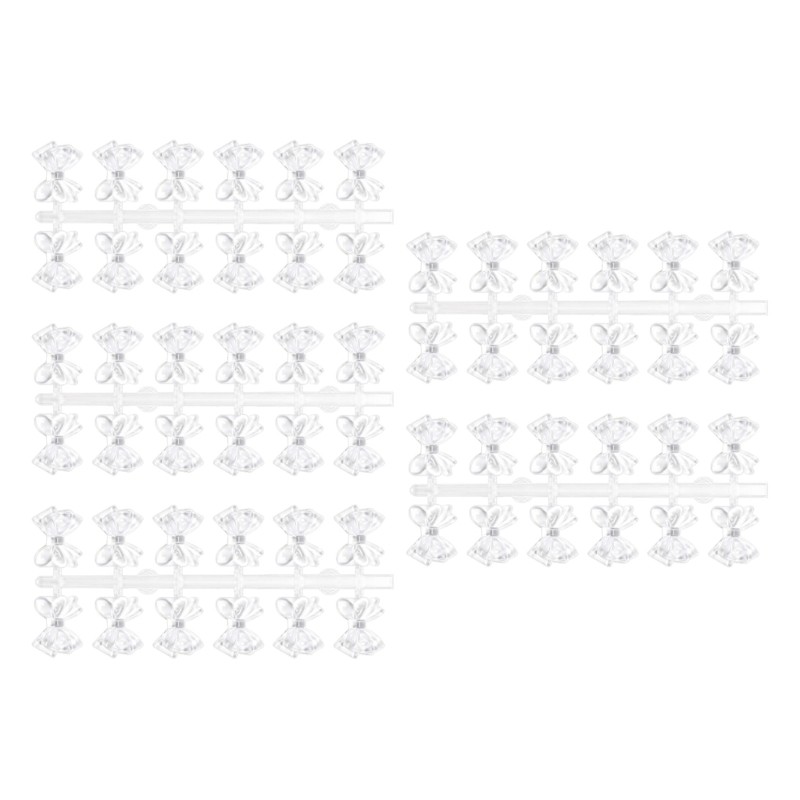 50Pcs Nail Color Display Card Unique Bear Shaped Nail Polish Display Board