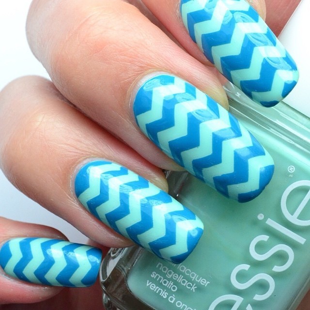 Zig zag tape for nail art, chevron stickers for nails, nail vinyls