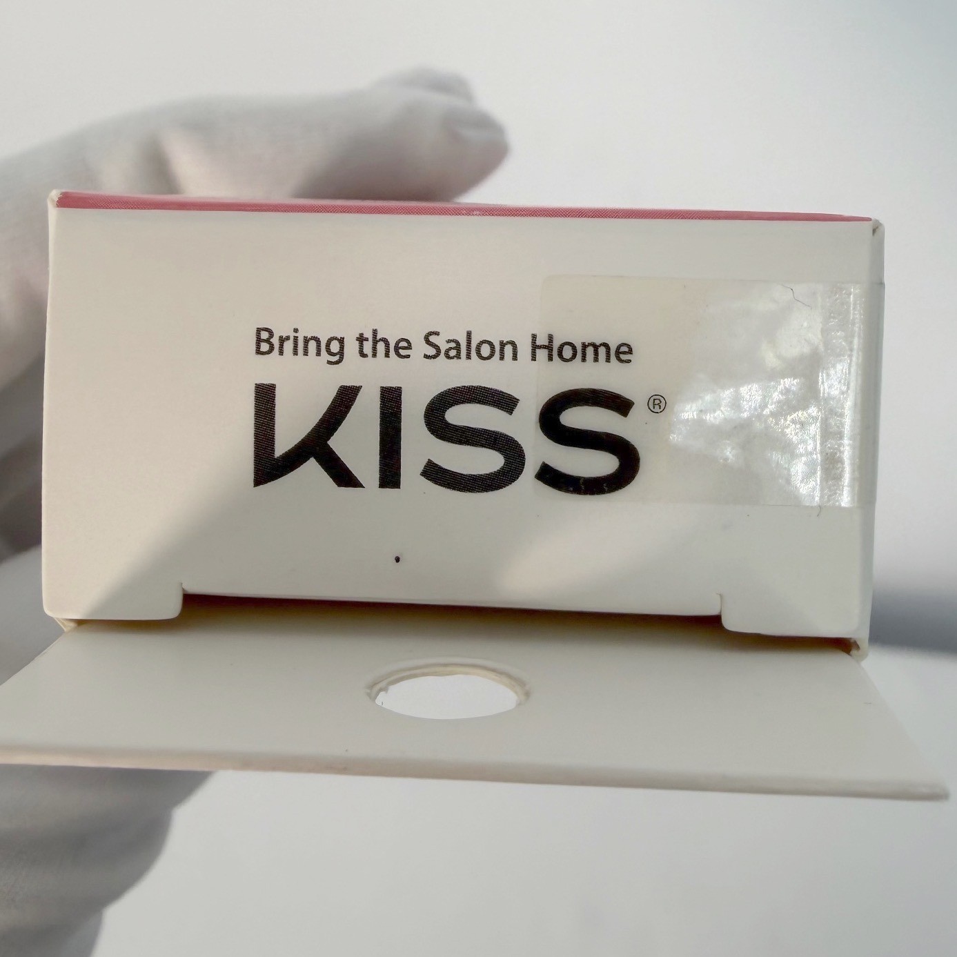 KISS imPRESS Press-On Manicure 90437 Pink Yellow Tie Dye Medium Coffin 105-39