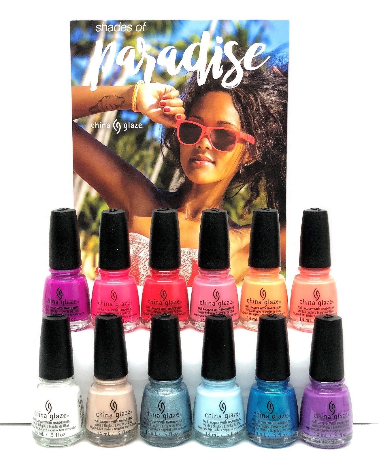 China Glaze Nail Lacquer – Shades of PARADISE 2018 Collection – Choose Any Color