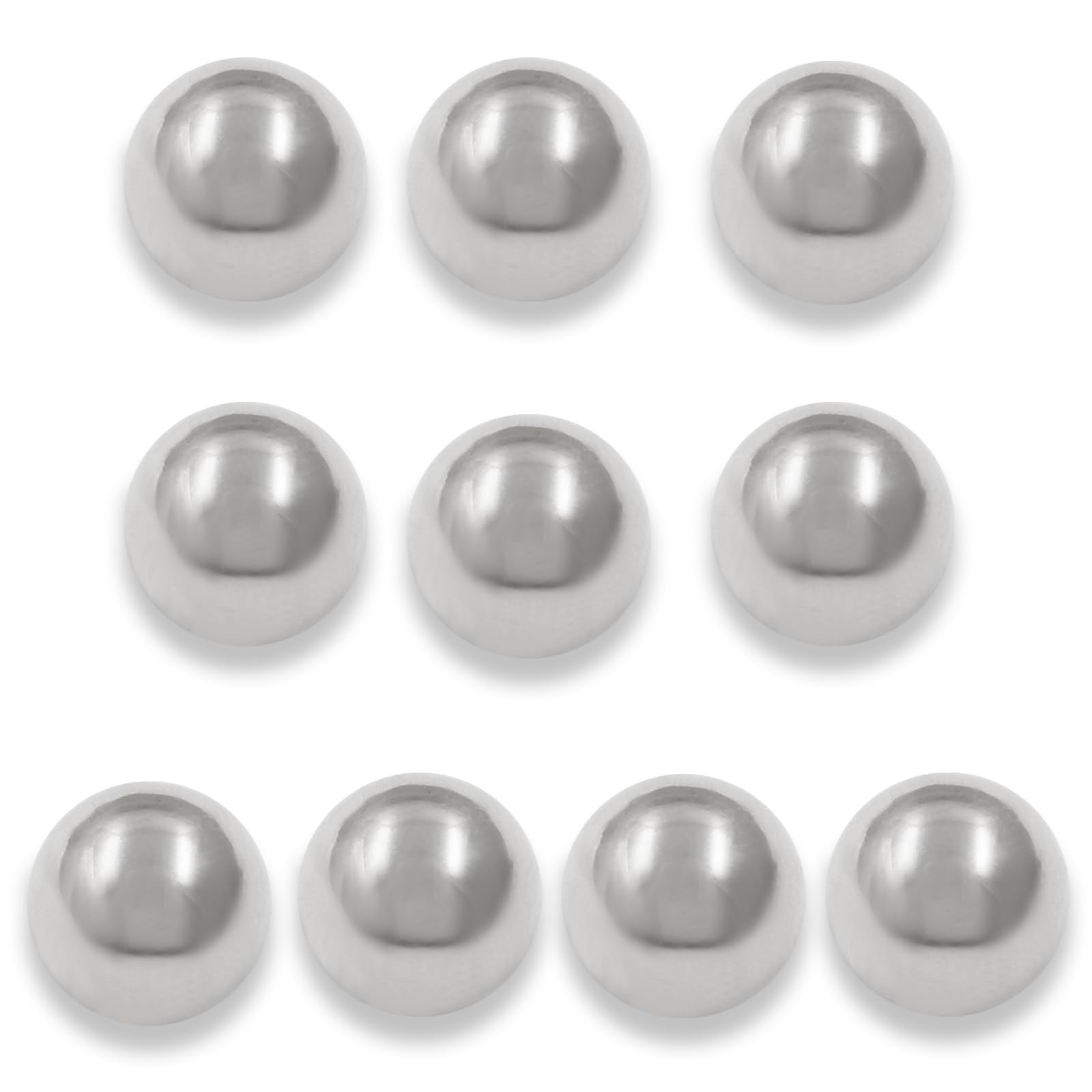 Moicstiy 11mm Ball Bearing 304 Stainless Steel Precision Steel Ball Metric Mi…