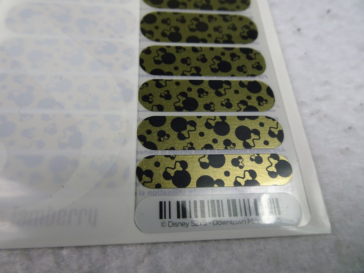 Jamberry lot of 4 new packs/sheets – disney minnie mouse