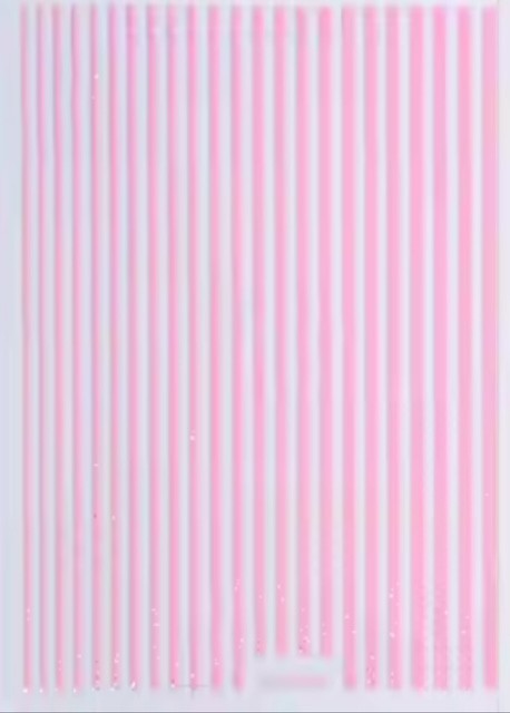 Nail Art Stickers NEW ! PALE PINK GLITTER BORDER LINE STICKERS XZ-D5401
