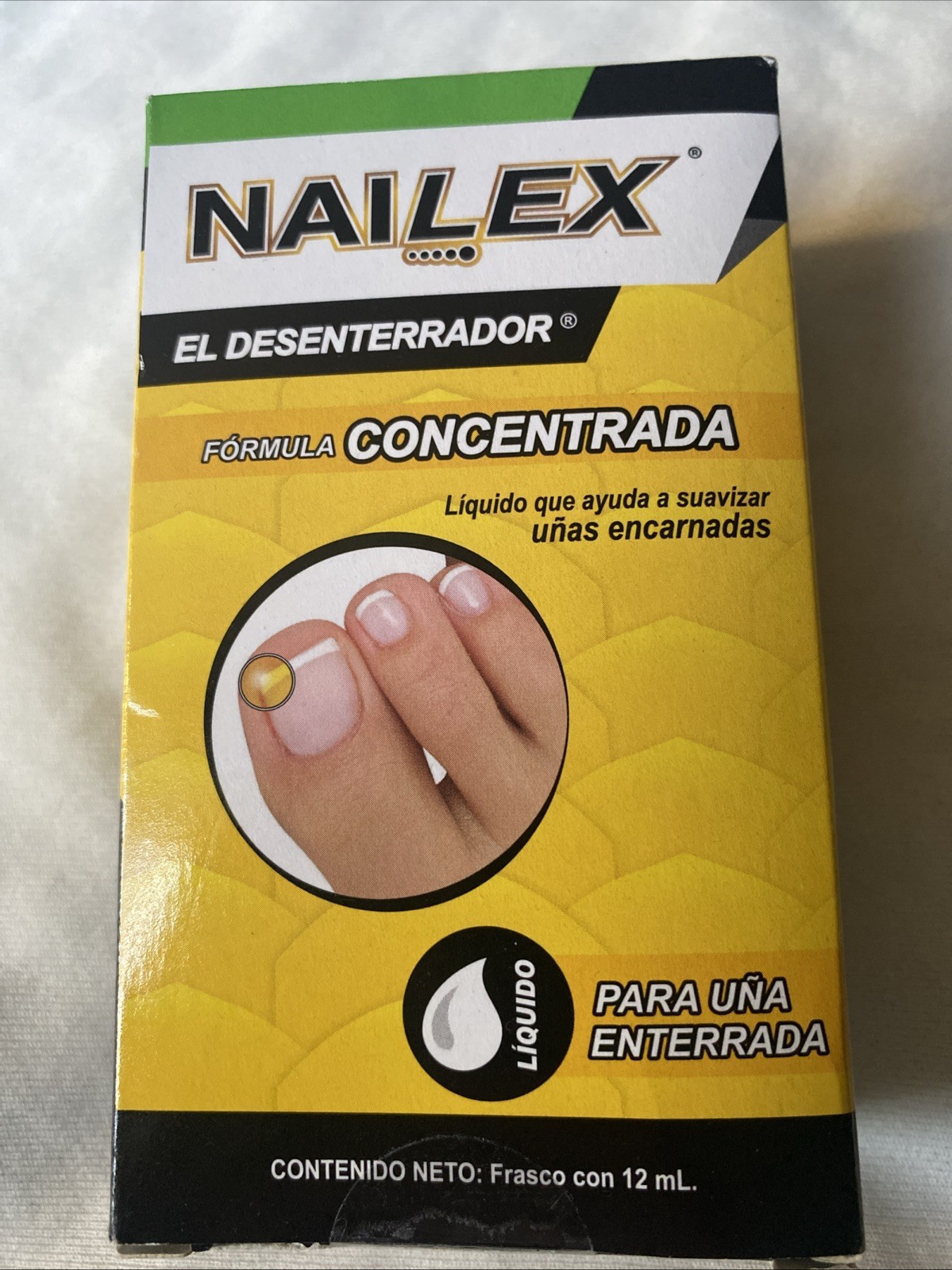 NAILEX DESENTERRADOR DE UÑAS ENTERRADA.INGROWN TOE NAIL SOFTENER CONCENTRA 12ml.