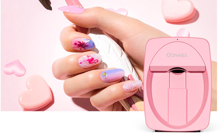 O’2Nails Nail Printer 3D App Control Nails Art Machine Nail Salon Portable Home