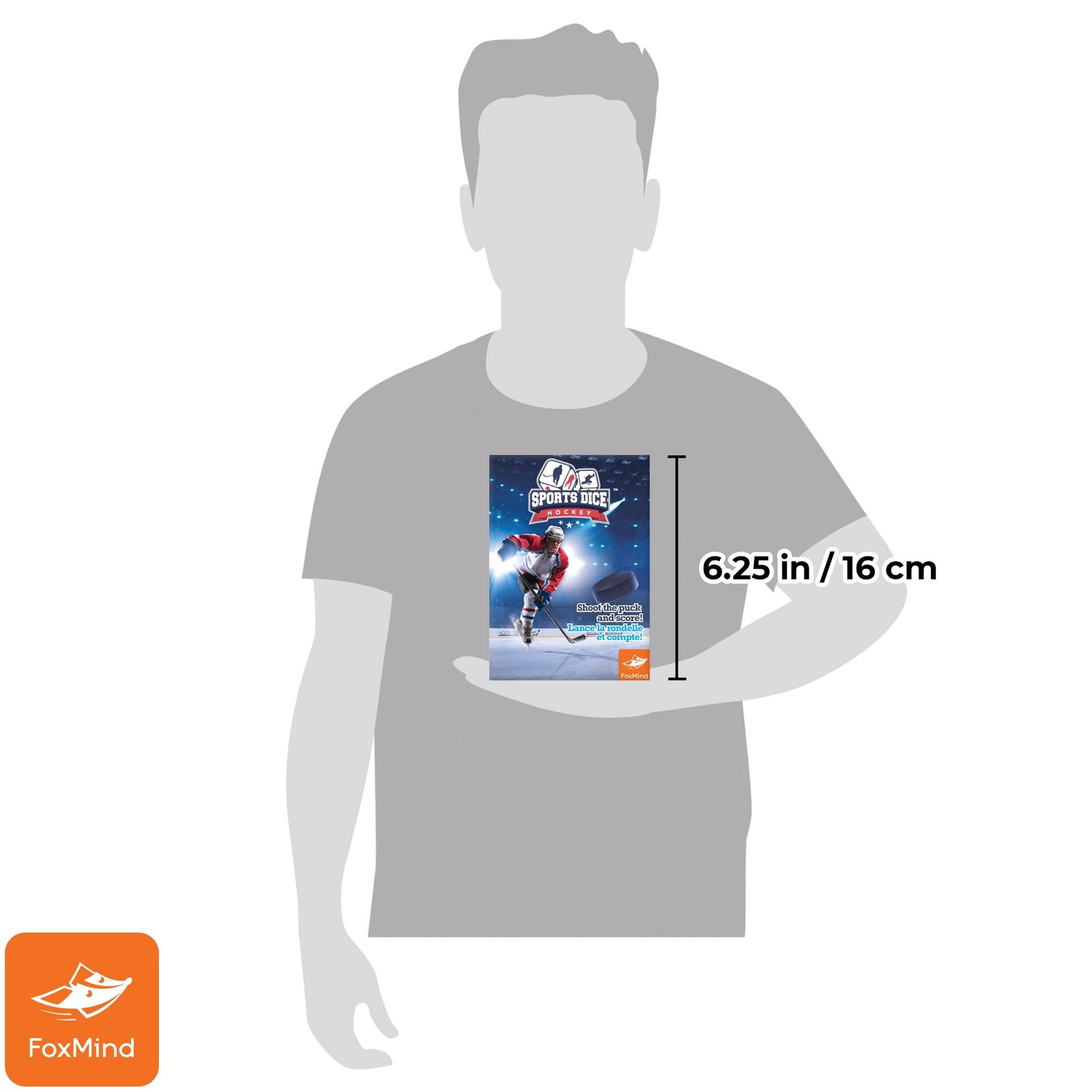 FoxMind-Games: Sports 4.5 inches x 6.25 x 1.24 inches, Hockey