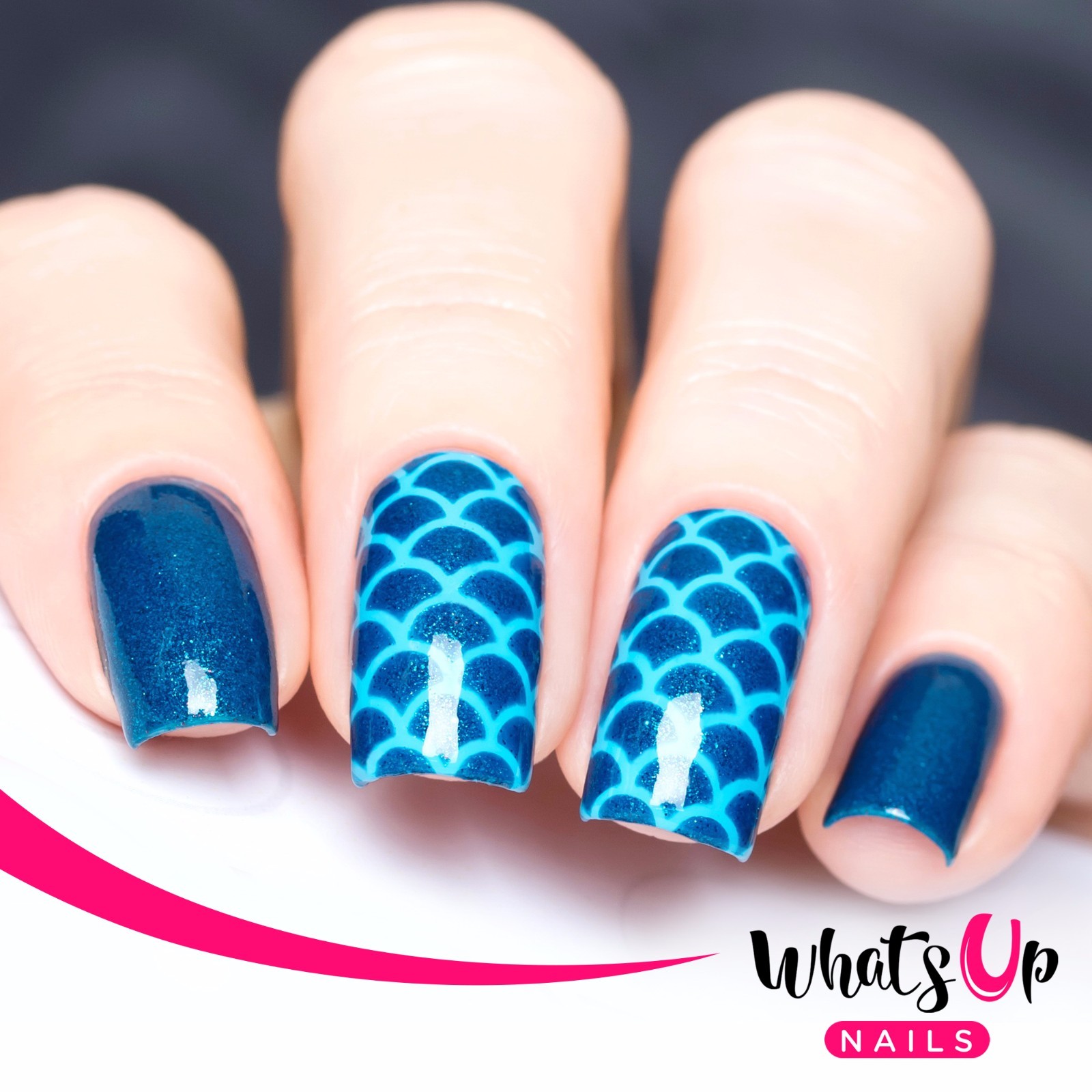 Scales mermaid stencils, scale stickers for nail art, nail vinyls
