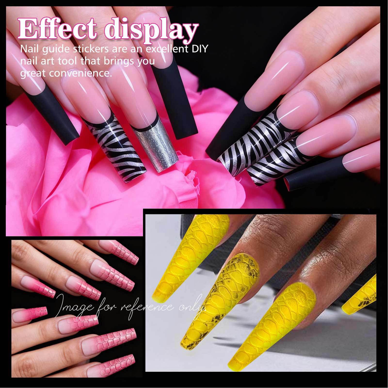 1-24pcs 3D Nail Art Silicone Mold Reusable Stereo Printing For DIY