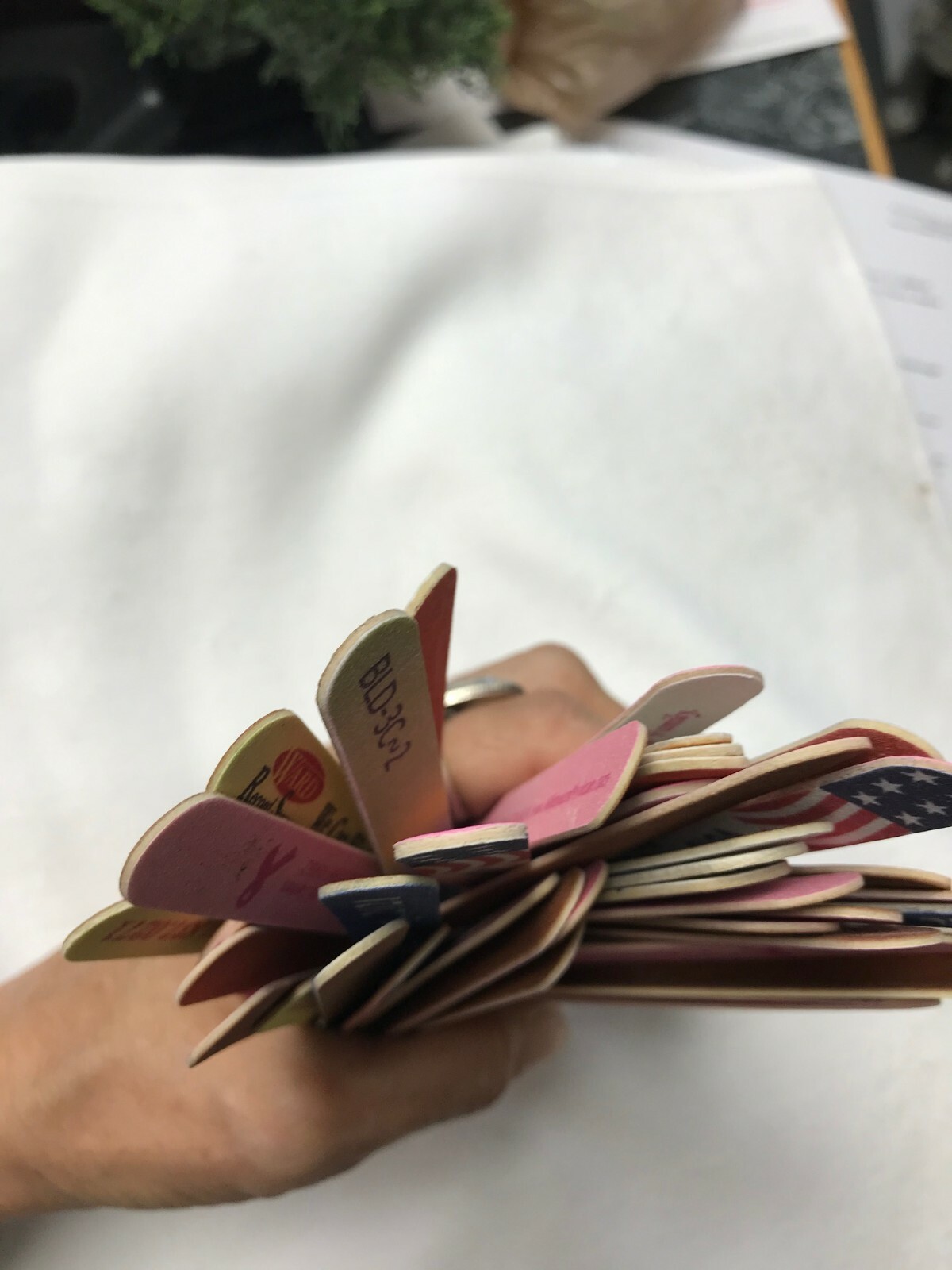 50 New – Random Misprinted Emery Boards Wooden Nail Files 4.6″X.5″ 150/240 GRIT