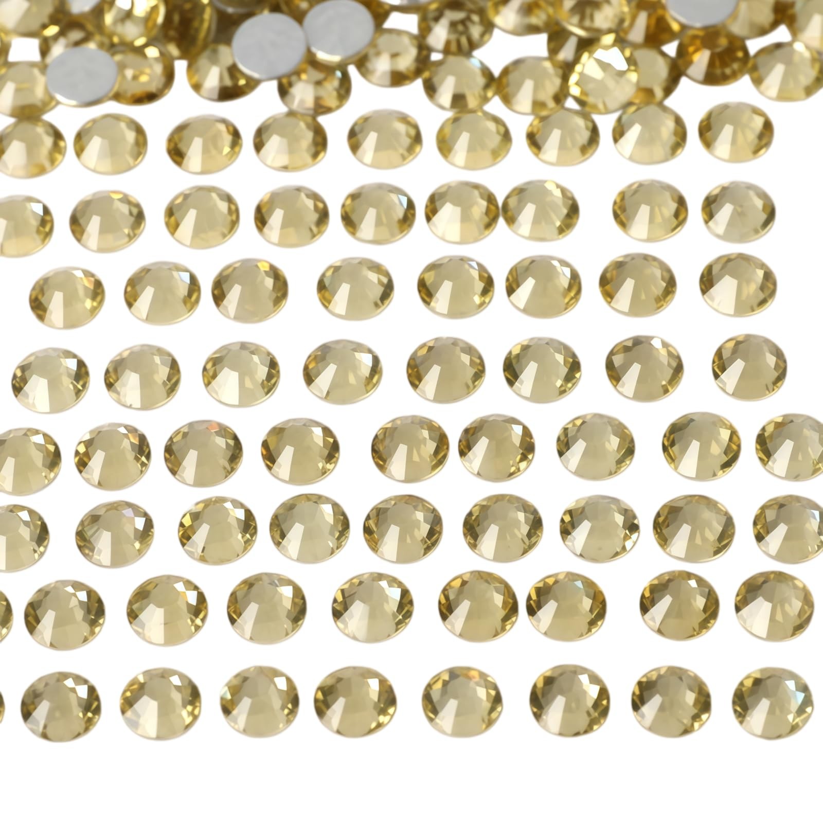 Diamonland Flatback Glass Crystal Rhinestones Rounds Gems for Bedazzling Nail…