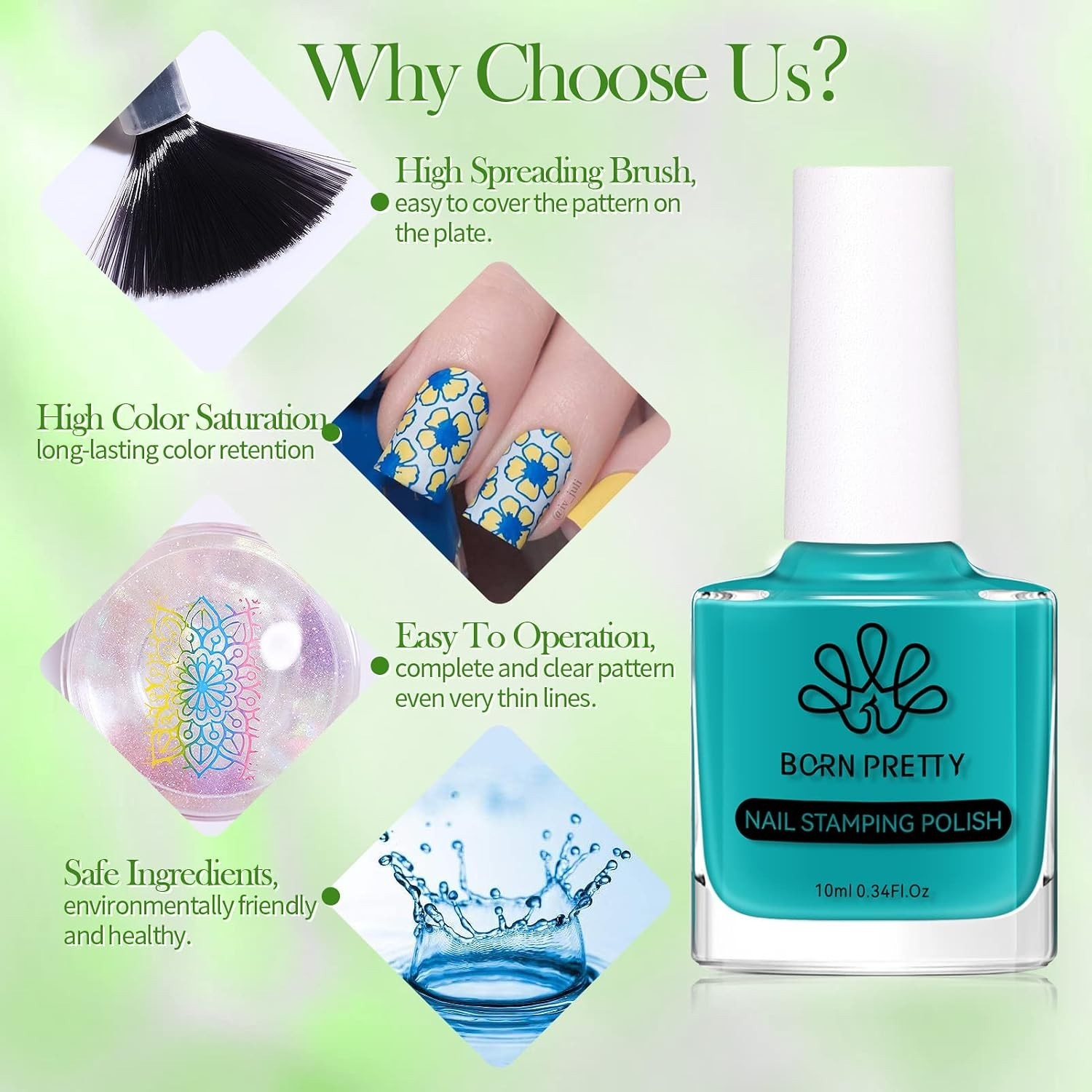 Born Pretty 24 Color Stamping Polish Collection